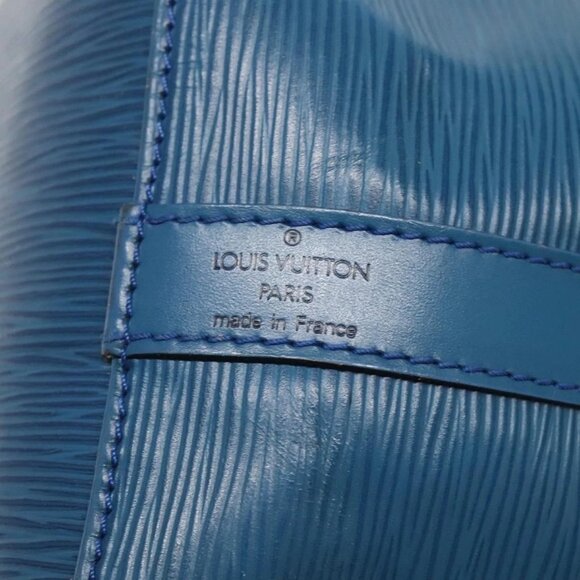 LOUIS VUITTON Epi Petit Noe Shoulder Bag Blue LV Auth - Picture 12 of 16